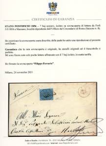 1856 - 7 baj azzurro (8), ... 