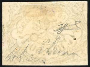 1852 - 50 baj azzurro (10), parte ... 