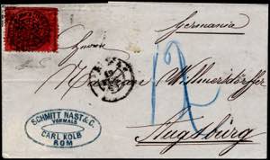 1869 - 20 cent. rosso bruno (27), perfetto, ... 