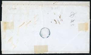 1855 - 5 baj rosa vivo, falso per ... 