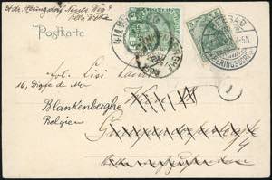 1908 - GERMANY/AUSTRIA - Redirected with ... 