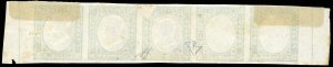 1863 - 5 cent. verde (13Ea), ... 