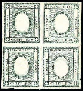 1861 - 1 cent. errore di cifra 2 (19l), ... 