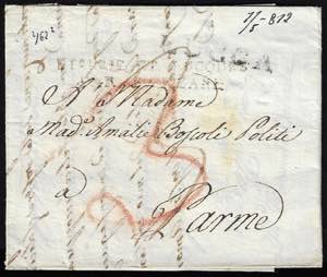 1812 - Lettera prefilatelica da Camaiore ... 