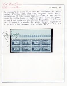 1954 - 1.000 lire Cavallino, ... 
