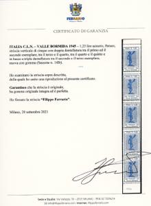 VALLE BORMIDA 1945 - 1,25 lire ... 