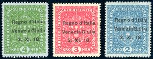 VENEZIA GIULIA 1918 - 2,3 e 4 Kr. ... 