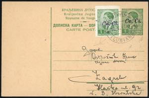 LUBIANA 1941 - 1 d. cartolina postale ... 