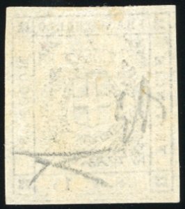 1859 - 15 cent. bruno (13), gomma ... 