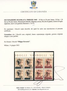 OCCUPAZIONE JUGOSLAVA TRIESTE 1945 ... 