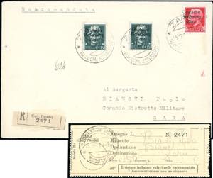 OCCUPAZIONE TEDESCA ZARA 1943 - 15 cent., ... 