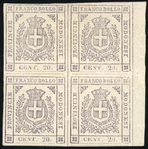 1859 - 20 cent. lilla grigio chiaro (16), ... 