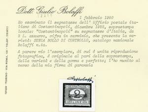 COSTANTINOPOLI SEGNATASSE 1922 - ... 