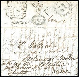 1845 - Lettera prefilatelica da Napoli ... 