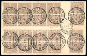PISCOPI 1913 - 10 cent. Leoni, ... 