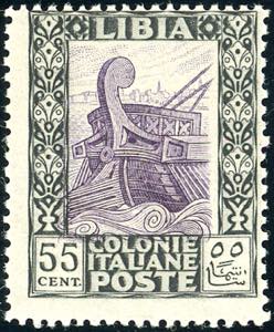 1924 - 55 cent. Pittorica (52), gomma ... 