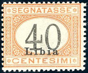 SEGNATASSE 1930 - 40 lire soprastampato, ... 