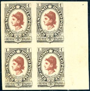 1923 - Pro Croce Rossa, serie ... 