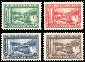 1932 - Ferrovia, serie completa (164/167), ... 