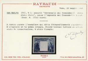 1947 - 6 lire Centenario ... 