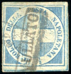 1860 - 1/2 tornese azzurro ... 