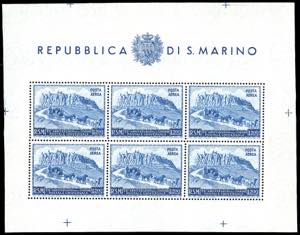 1949/51 - UPU, i quattro foglietti ... 