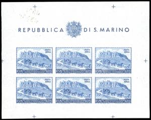 1949/51 - UPU, i quattro foglietti ... 