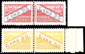 1946 - 25 e 50 lire (31/32), gomma originale ... 
