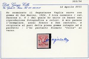 1924 - 3 lire (6), ottima ... 