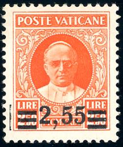 1937 - 2,55 su 2,50 lire Provvisoria, II ... 