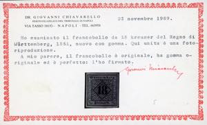 GERMANIA WURTTEMBERG 1851 - 18 Kr. ... 