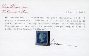 GRAN BRETAGNA 1841 - 2 pence ... 