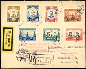 LITUANIA POSTA AEREA 1930 - Granduca ... 