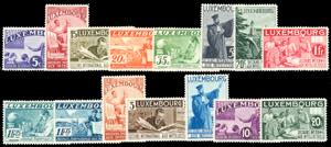 LUSSEMBURGO 1935 - Intellettuali, serie ... 