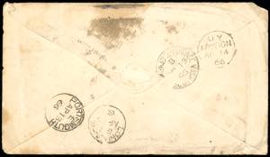 1866 - GREAT BRITAIN - Redirected ... 