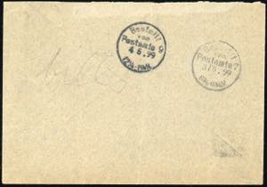 1899 - ITALY/GERMANY - Redirected ... 