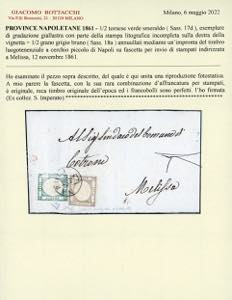 1861 - 1/2 tornese verde smeraldo, ... 