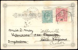 1902 - PORTUGAL/GREAT BRITAIN - Redirected ... 