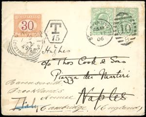 1906 - GREAT BRITAIN/ITALY/GREAT BRTAIN - ... 