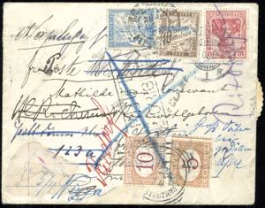 1907 - GERMANY/ITALY/FRANCE - Redirected, ... 