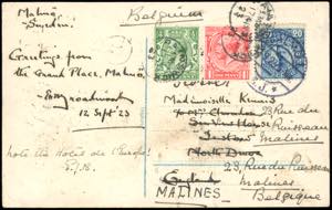 1923 - SWEDEN/GREAT BRITAIN/BELGIUM - ... 