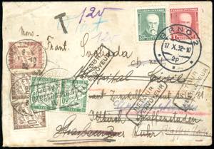 1932 - CZECHOSLOVAKIA/FRANCE/CZECHOSLOVAKIA ... 