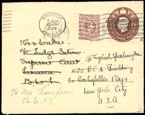 1939 - GREAT BRITAIN/JAMAICA/UNITED STATES ... 