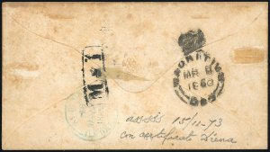 BRITISH COLONIES - MAURITIUS 1860 ... 