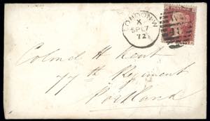 INDIA 1872 - 1 cent. penny red ... 