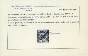 KAROLINEN COLONIA TEDESCA 1899 - ... 