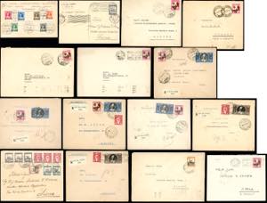 VATICANO 1932/1940 - Quindici lettere o ... 