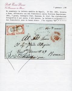 1861 - 5 grana vermiglio (21a), ... 