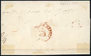 1861 - 1 grano nero grigiastro, 2 ... 