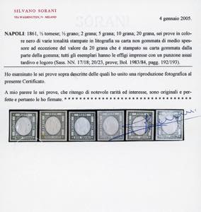 SAGGI 1861 - 1/2 tornese, 1/2 ... 